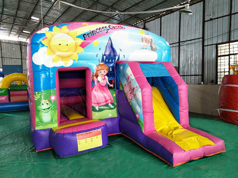 Princess Inflatable house with slide