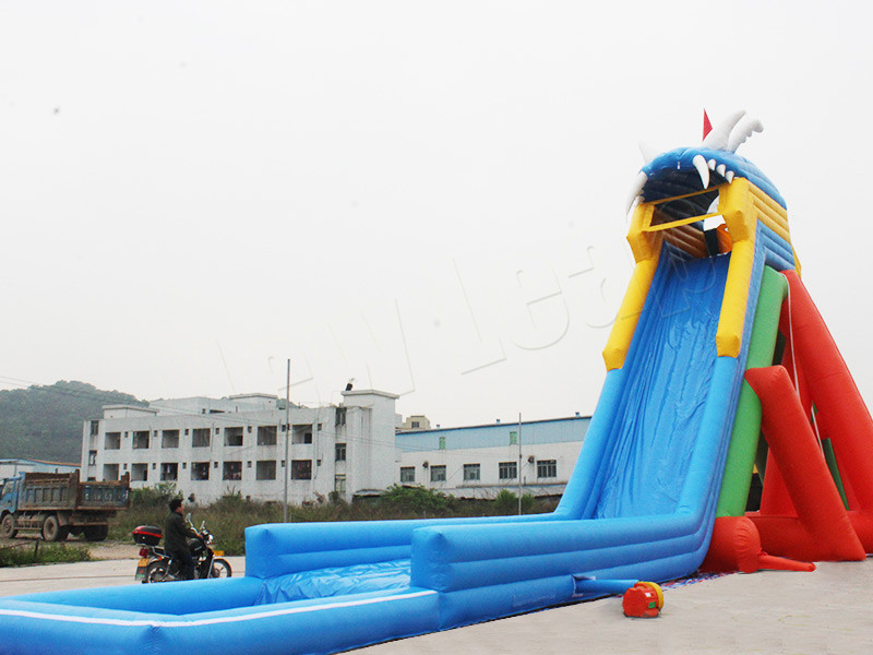 Big inflatable water slide