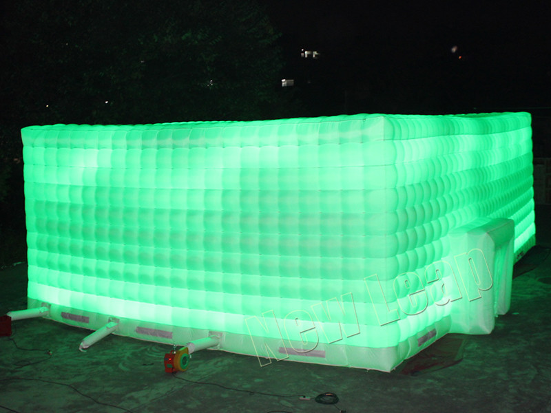 cube inflatable lighting tent