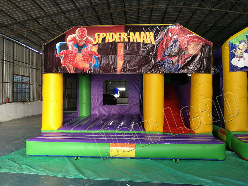 spider man jumping castle