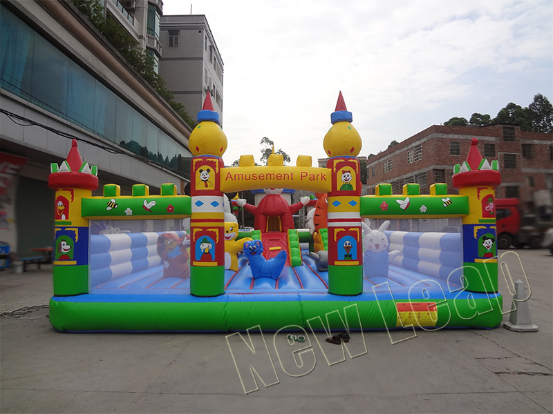 Inflatable funfair amusement park