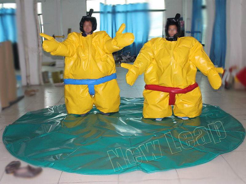 inflatable sumo suits wrestling mat