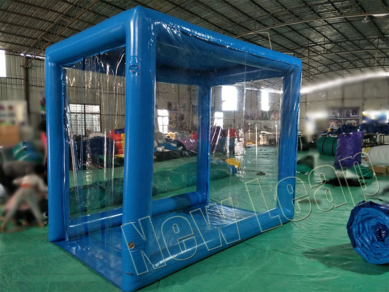 inflatable decontamination shelter