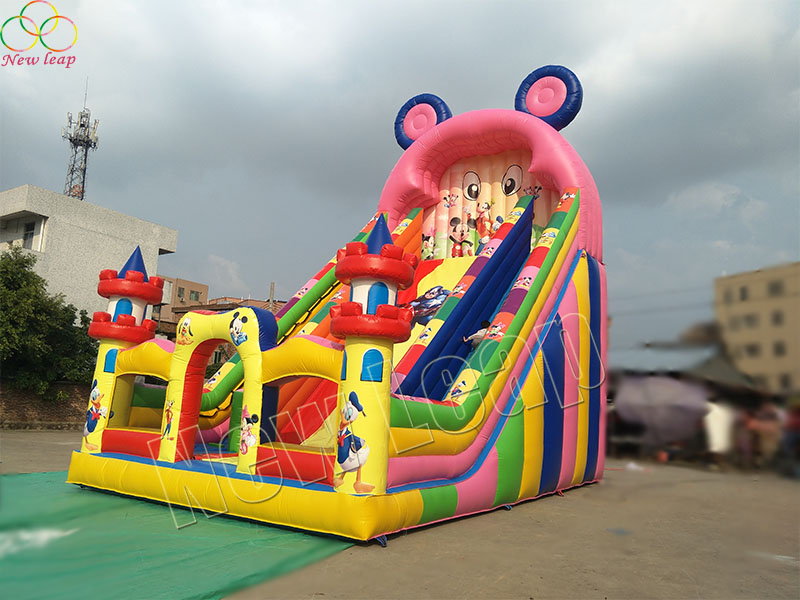 inflatable mickey slide