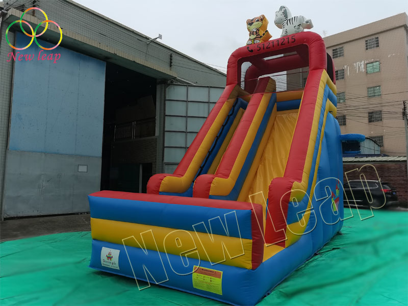 inflatable dry slide
