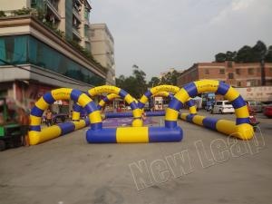 go kart inflatable racing track games