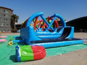 Inflatable obstacle course games