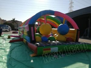 inflatable assault course