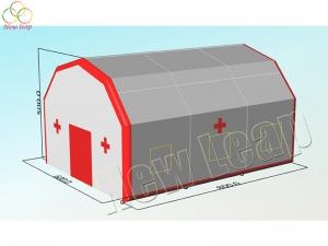 Inflatable medical tent