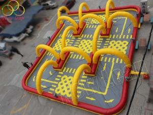 inflatable go kart playground