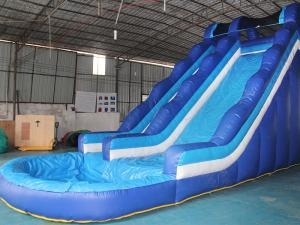 garden inflatable water slide