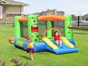 inflatable jumper with fan
