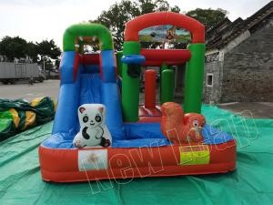 inflatable bouncy house combo water pool