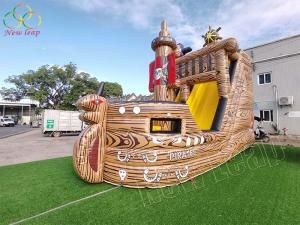 giant inflatable pirate ship