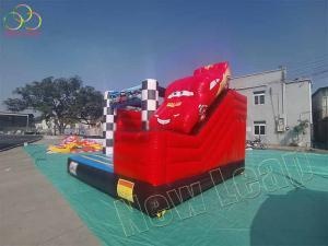 Cars Theme Inflatable Bouncy Slide
